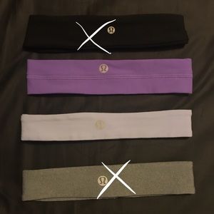 Lululemon headbands.